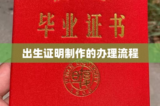 马村出生证明制作的办理流程